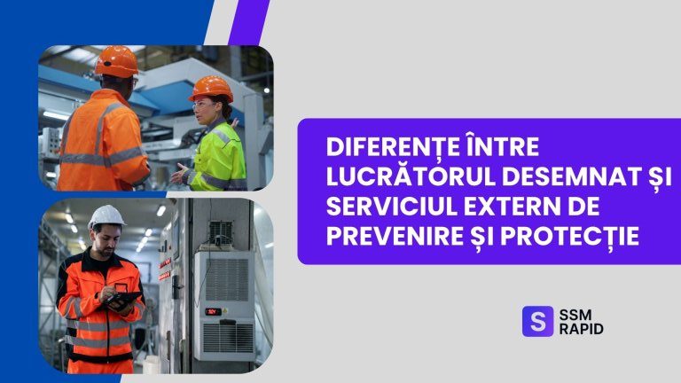 diferență între lucrătorul desemnat și serviciul extern SSM