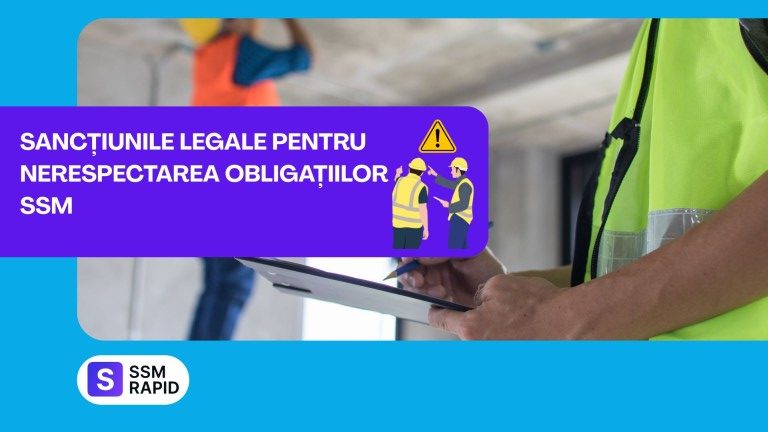 sancțiuni privind nerespectarea legii SSM